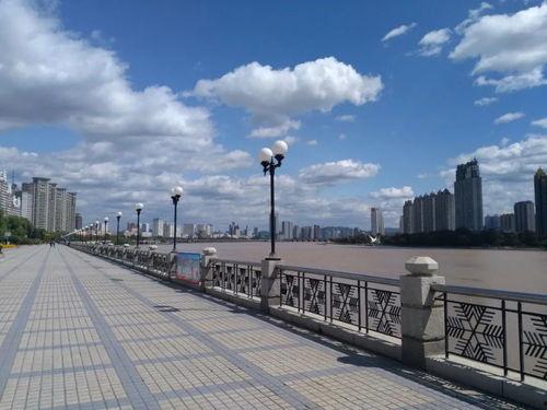 吉林头条松花江外滩,吉林城市风光新地标